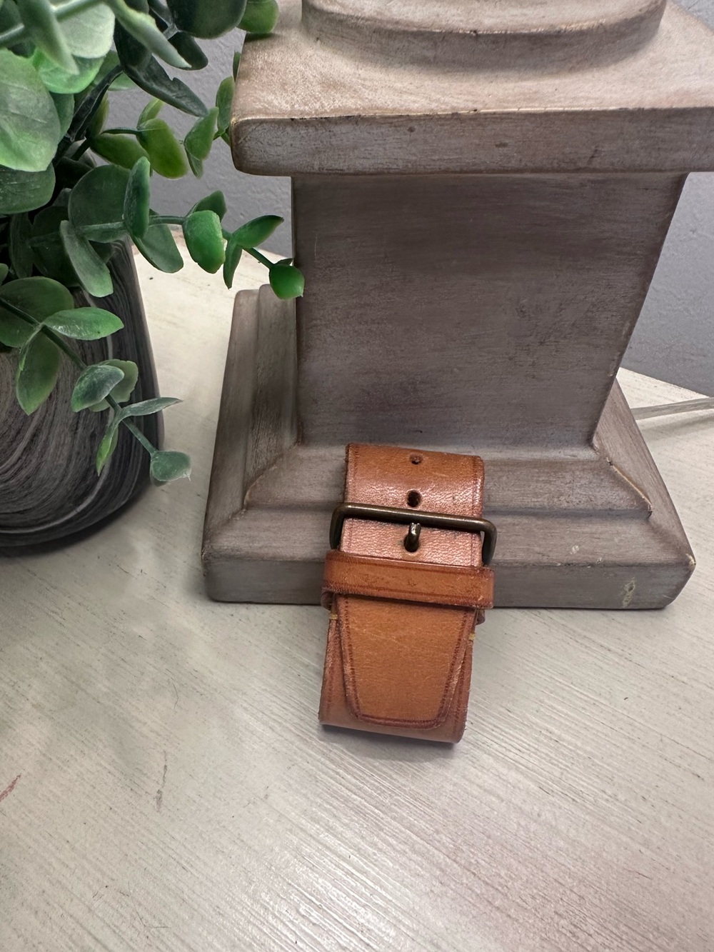 Louis Vuitton Poignet Vachetta Leather Luggage Tag Strap - Picture 4 of 9